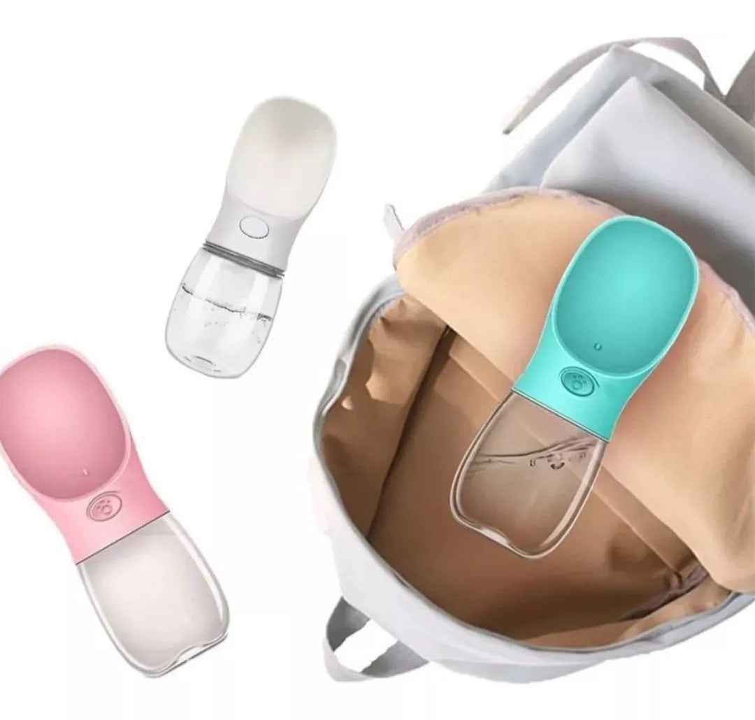 🐶 “Bebedero Portátil con Dispensador de Agua — Ideal para Paseos y Excursiones”
