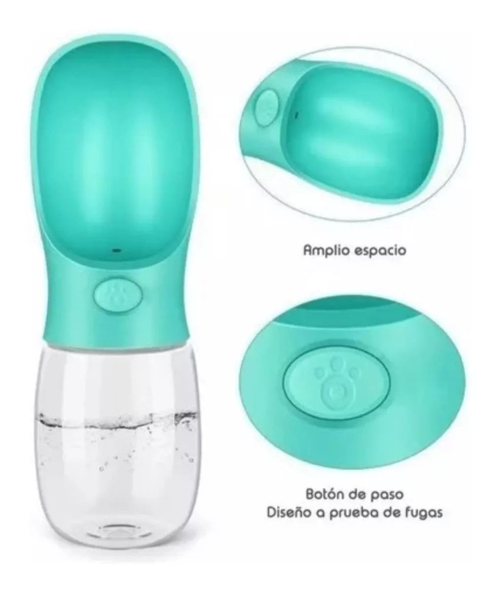 🐶 “Bebedero Portátil con Dispensador de Agua — Ideal para Paseos y Excursiones”
