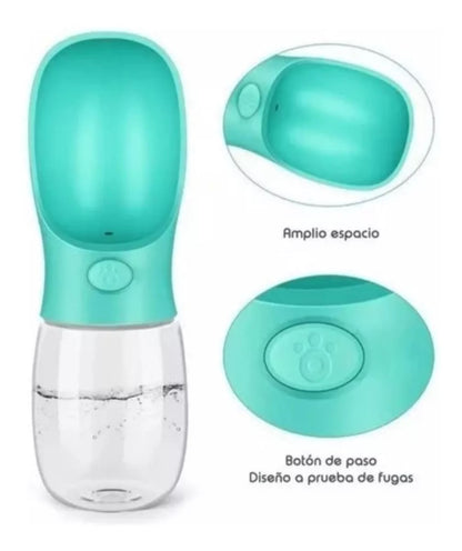 🐶 “Bebedero Portátil con Dispensador de Agua — Ideal para Paseos y Excursiones”