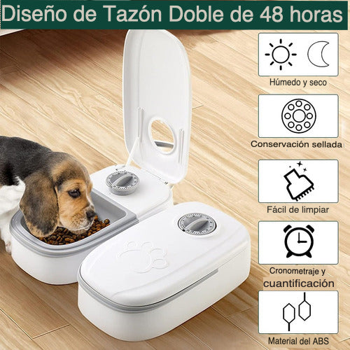 ⏰ Comedero Automático con Temporizador — Alimentación Programada para tu Mascota 🐾