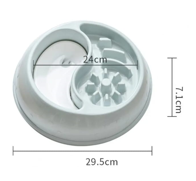 🐶🐱 “Bowl Doble SlowFeed con Agua Automática — Comodidad y bienestar en cada comida”