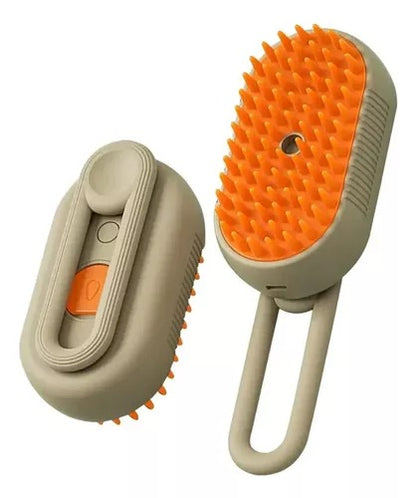 “Cepillo de Vapor Premium – Limpieza Profunda y Brillo Natural para tu Mascota”