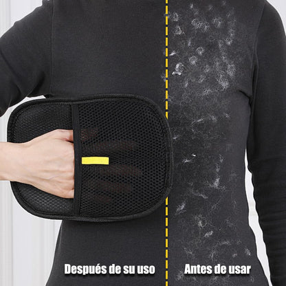 💛Guante Cepillo Quita Pelos o Motas - Limpia fácilmente sofás, ropa y superficies”