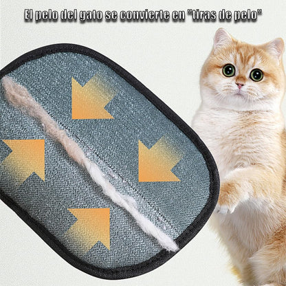 💛Guante Cepillo Quita Pelos o Motas - Limpia fácilmente sofás, ropa y superficies”