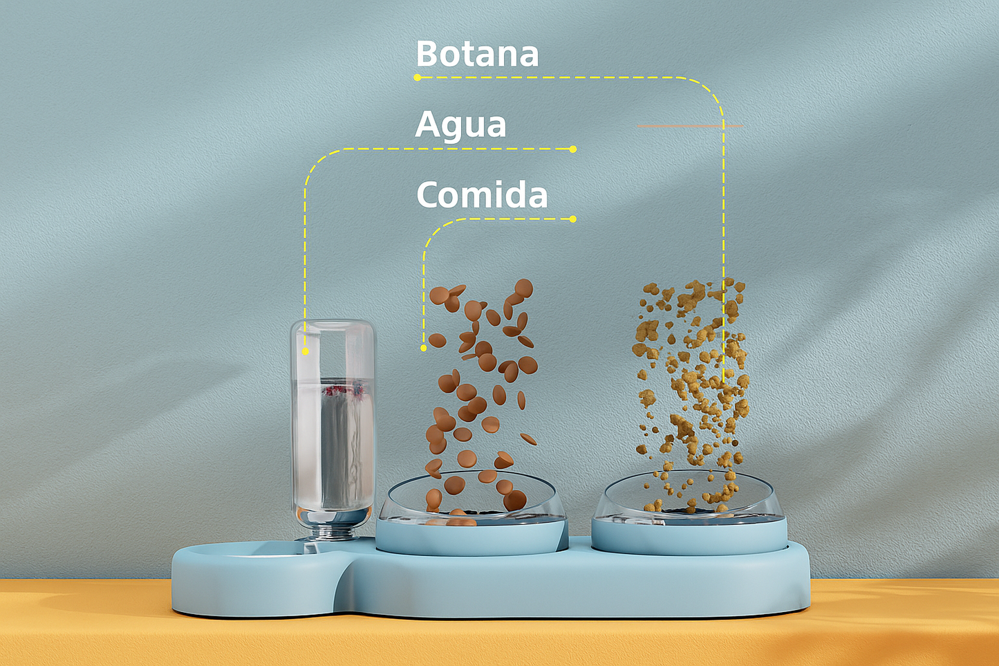 ✨ “Comedero + Bebedero Automático 3 en 1 — Práctico, Moderno y Funcional”