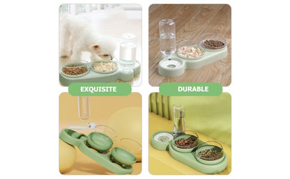 ✨ “Comedero + Bebedero Automático 3 en 1 — Práctico, Moderno y Funcional”